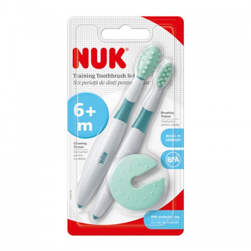 NUK Training Toothbrush Set | 6 months+ | Made in Germany